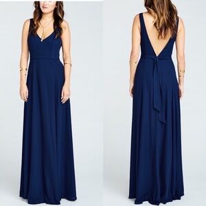 Show Me Your Mumu Jen Maxi in Rich Navy Crisp - New with Tag!